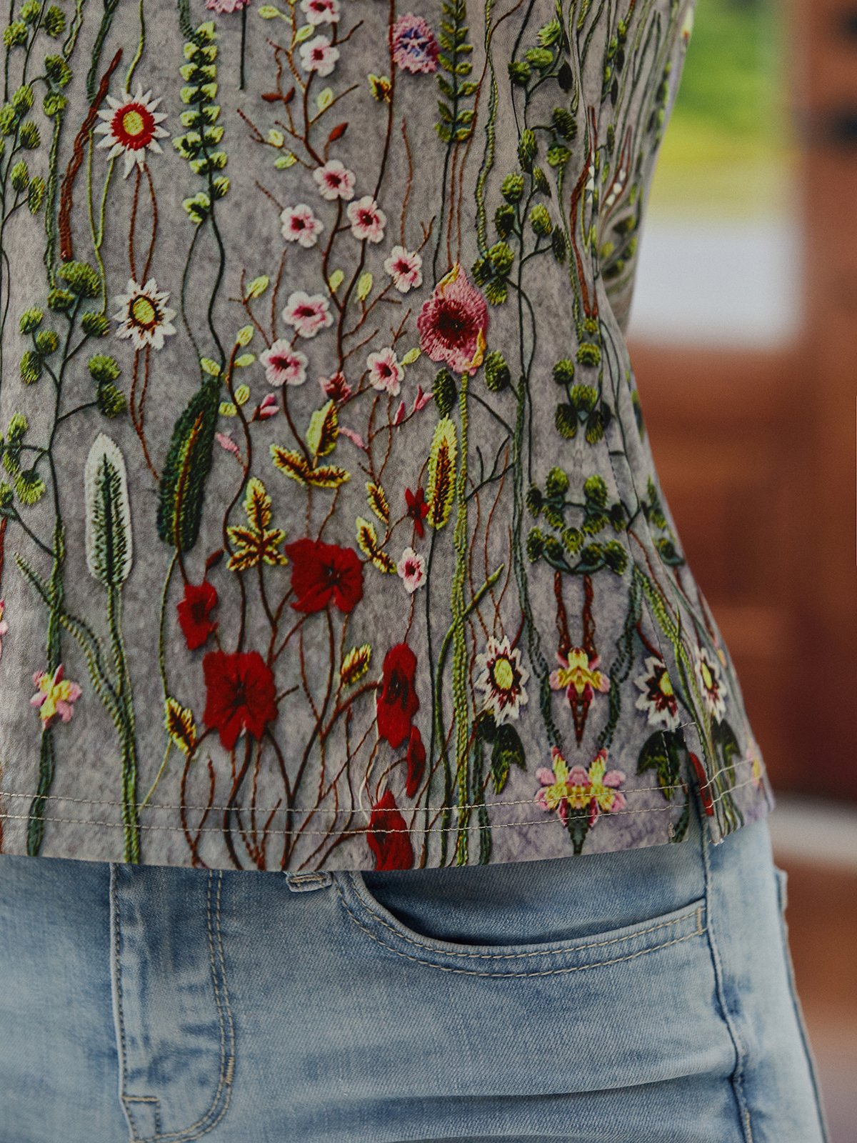 Floral Casual Tank Top