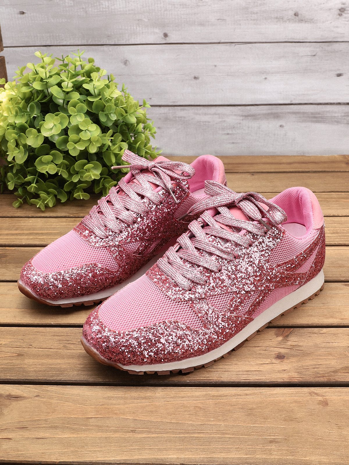 Women Muffin  Rhinestone New Crystal  Platform Sneakers