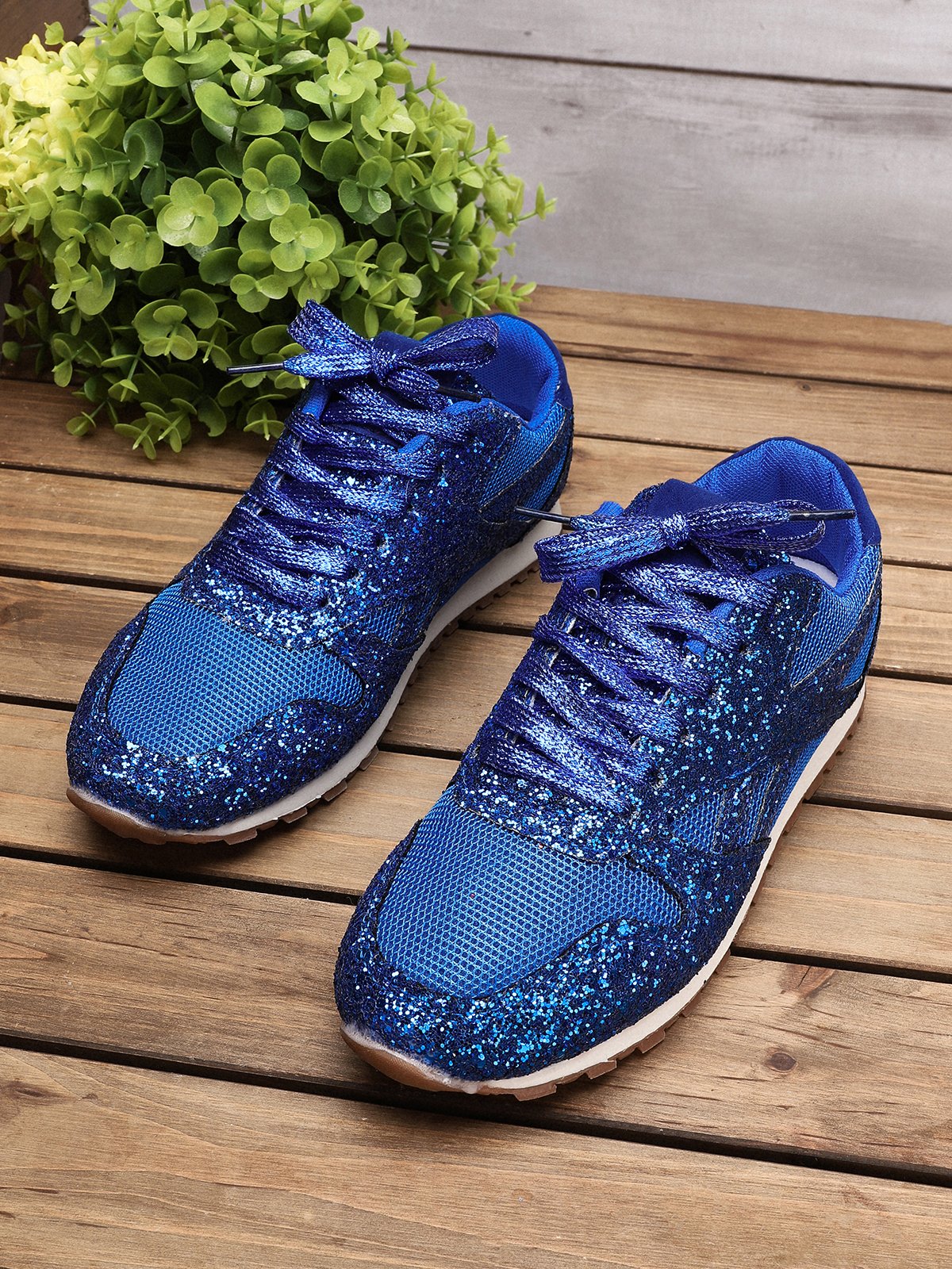 Women Muffin  Rhinestone New Crystal  Platform Sneakers