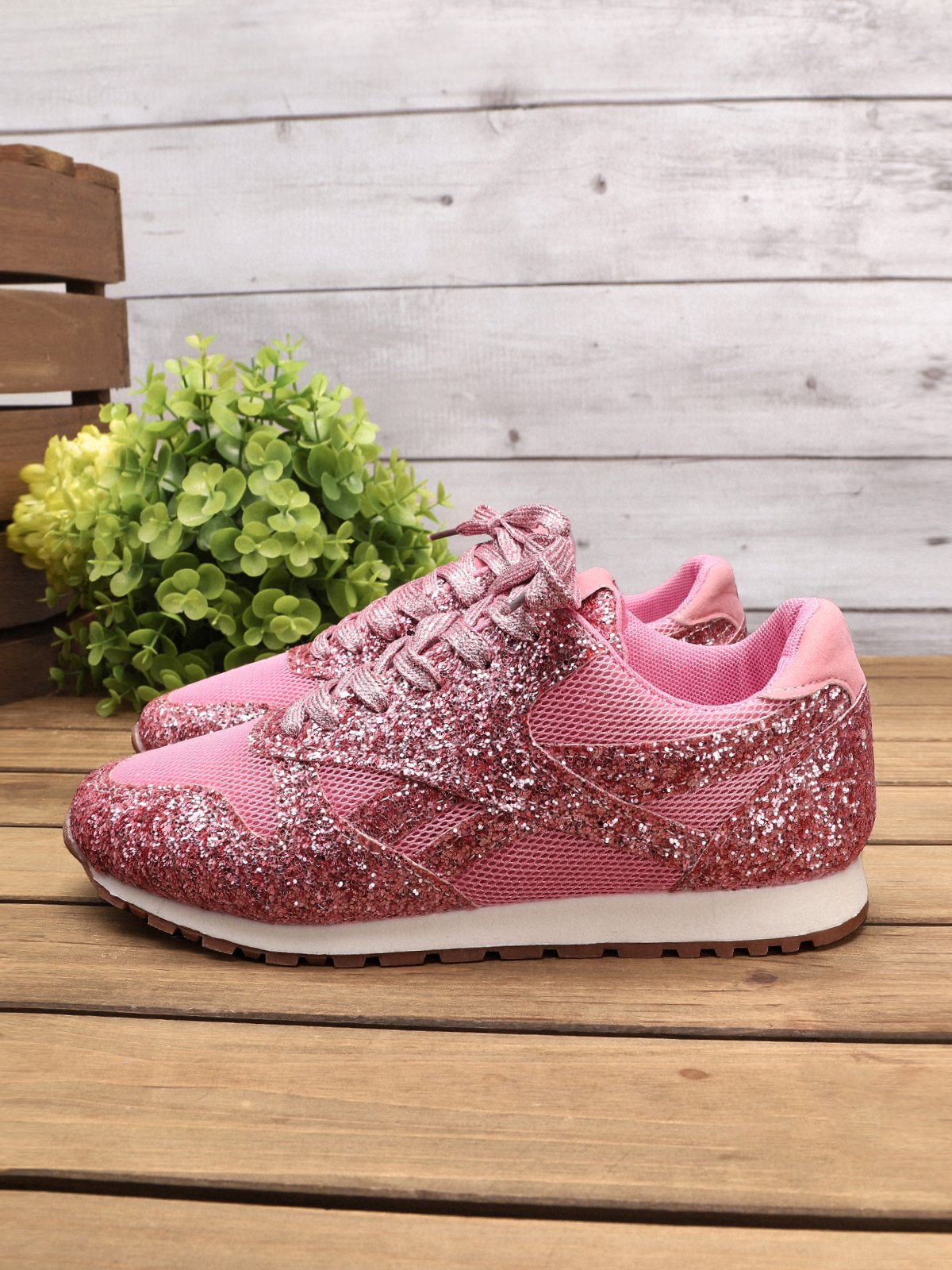 Women Muffin  Rhinestone New Crystal  Platform Sneakers