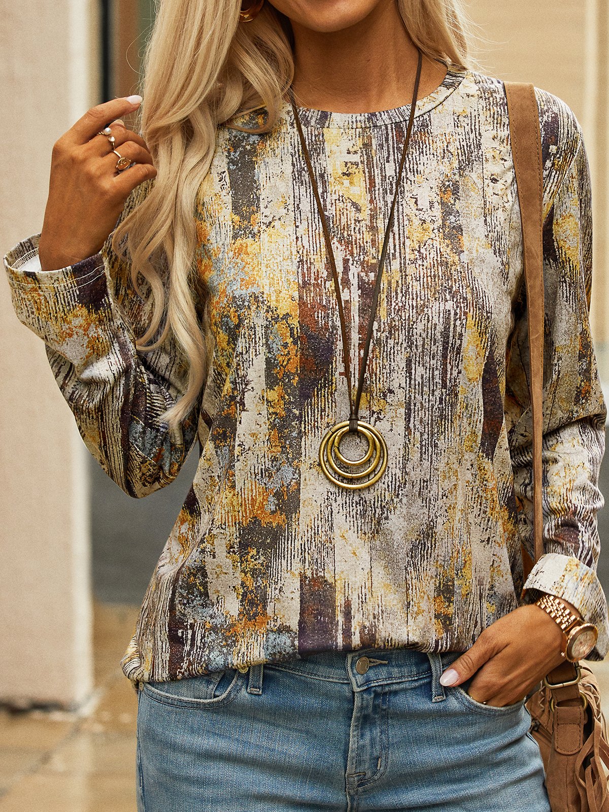 Casual Long Sleeve T-Shirt