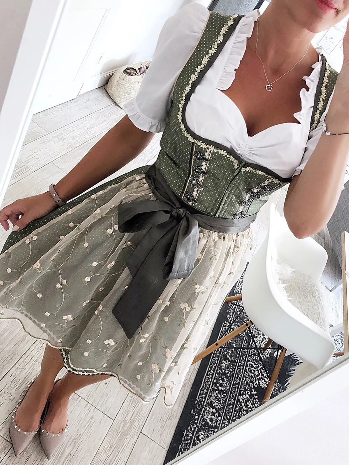 Women's Beer Babe Oktoberfest Costumes Party Weaving Dress