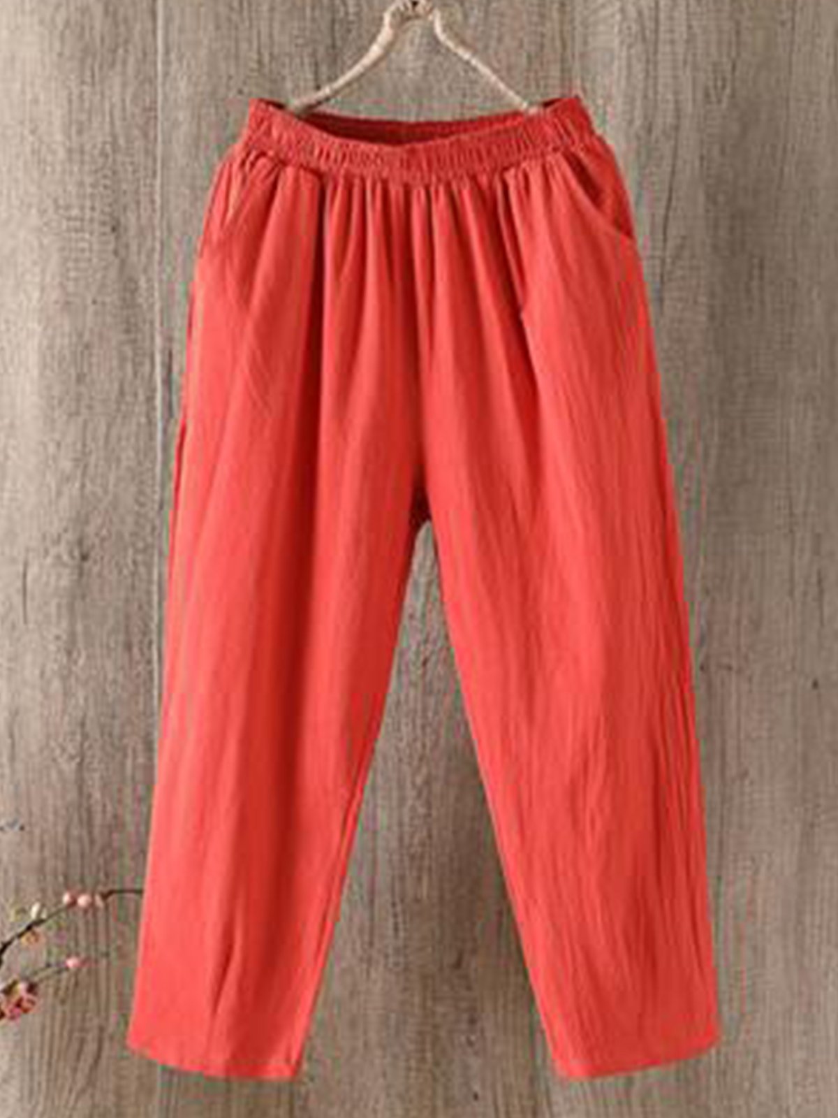 Women Casual Daily Straight Pant With Pockets