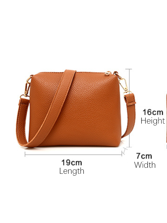 Casual 4PCS PU Crossbody Shoulder Handbag