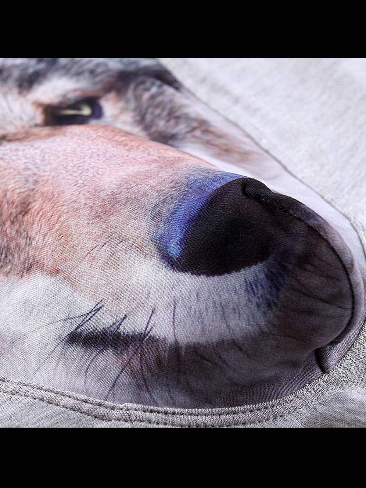 Men's Wolf Head Pattern Breathable Panties