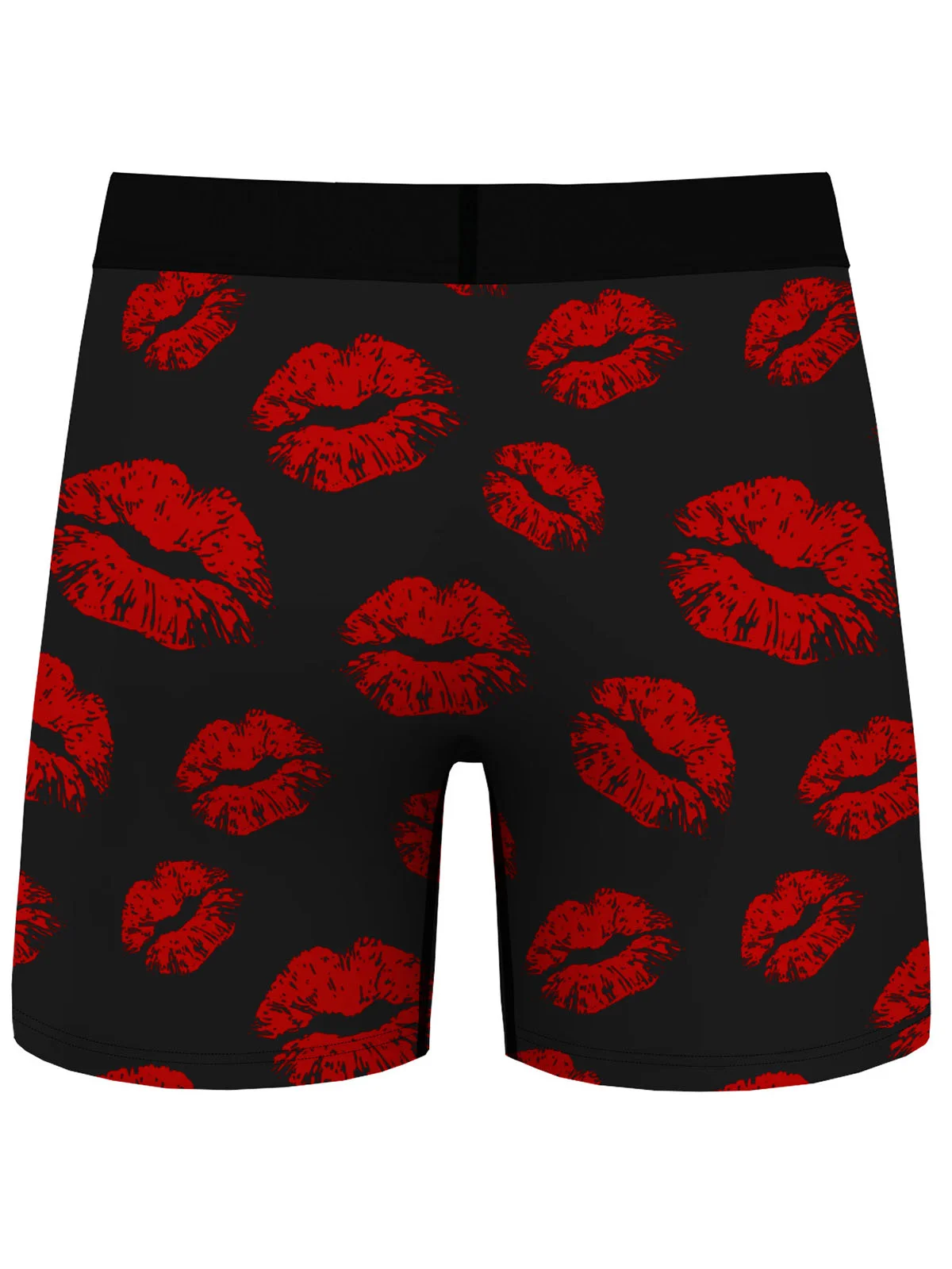 Men's Red Lips Sexy Boxer Briefs