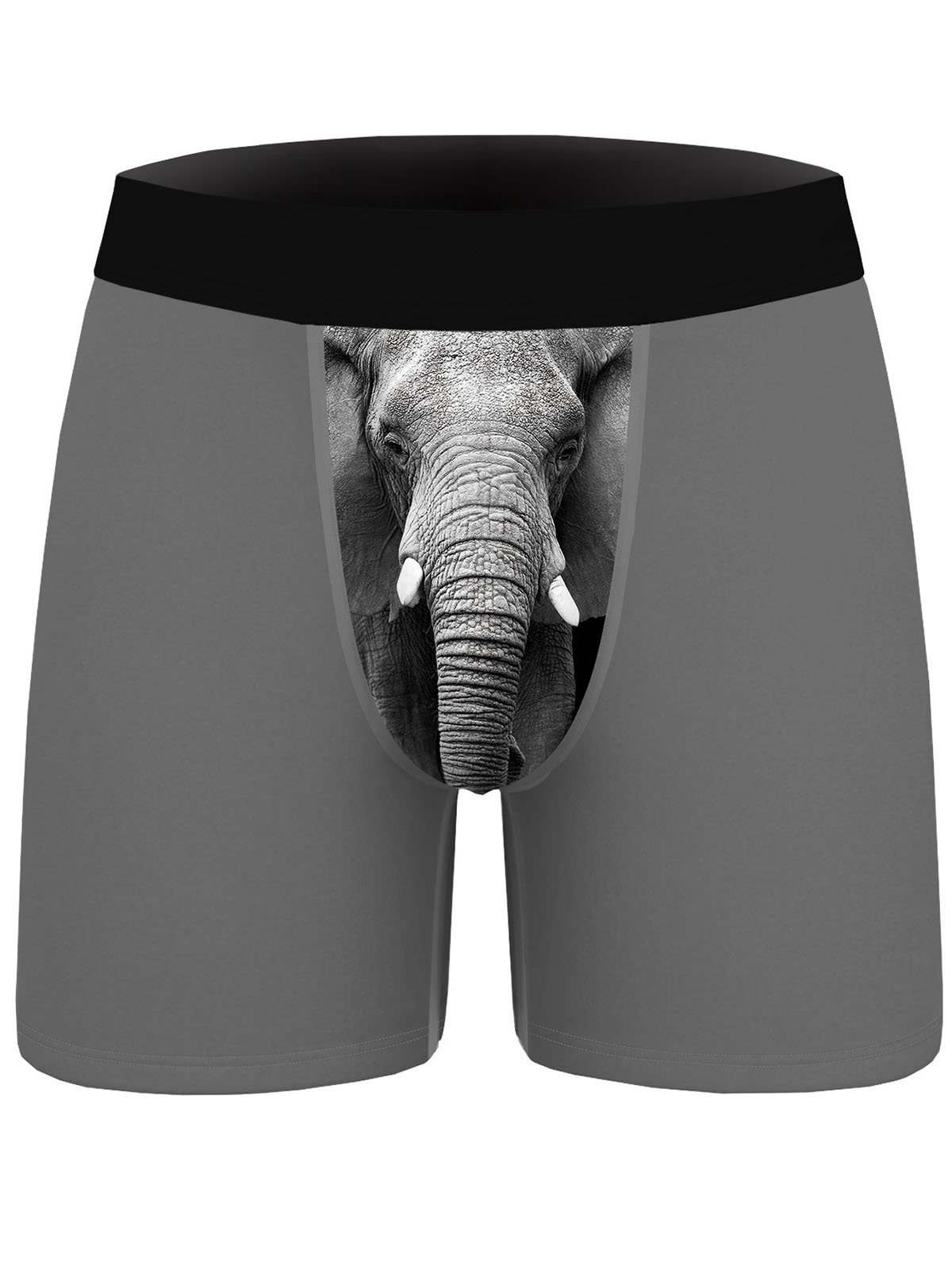 Men's Animal Digital Print Boxer Briefs