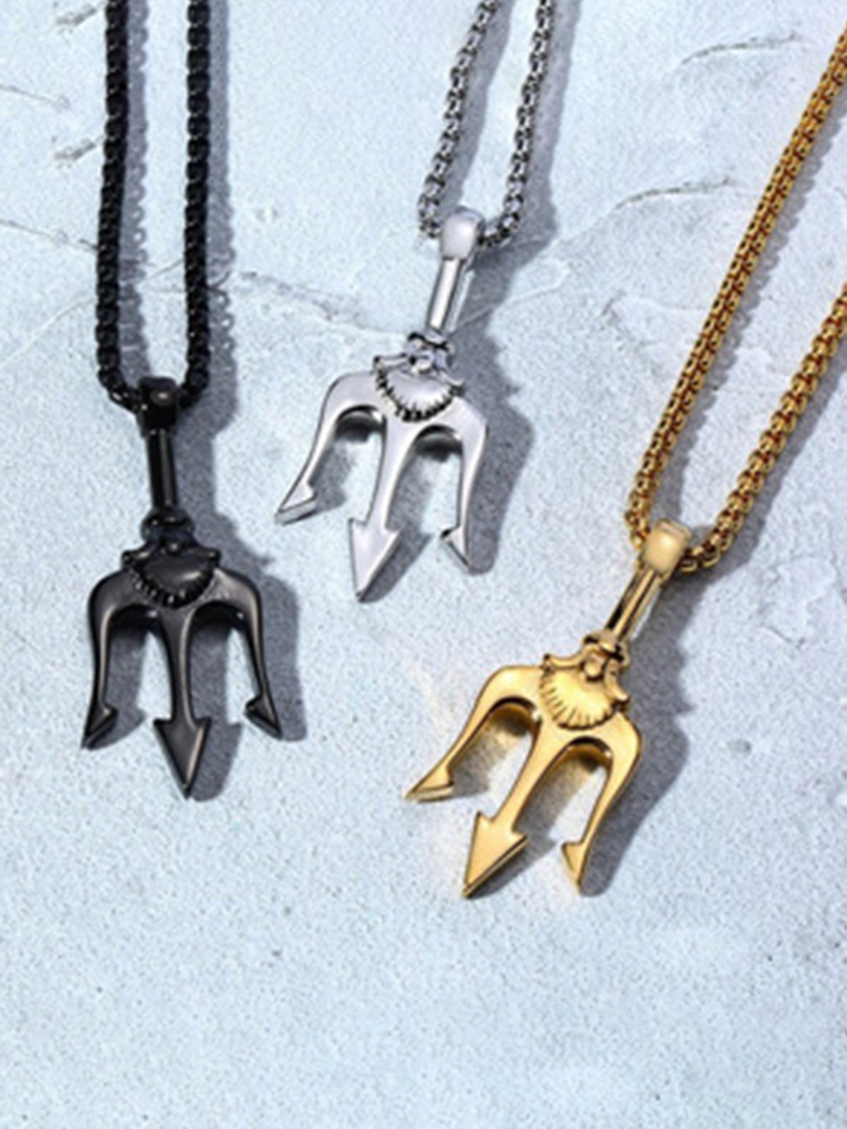 Aquaman Trigeminal Alloy Necklace