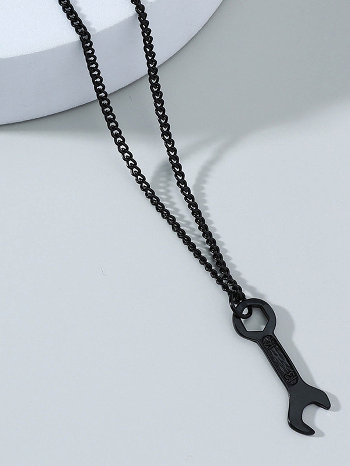 Men's Personality Tool Wrench Necklace