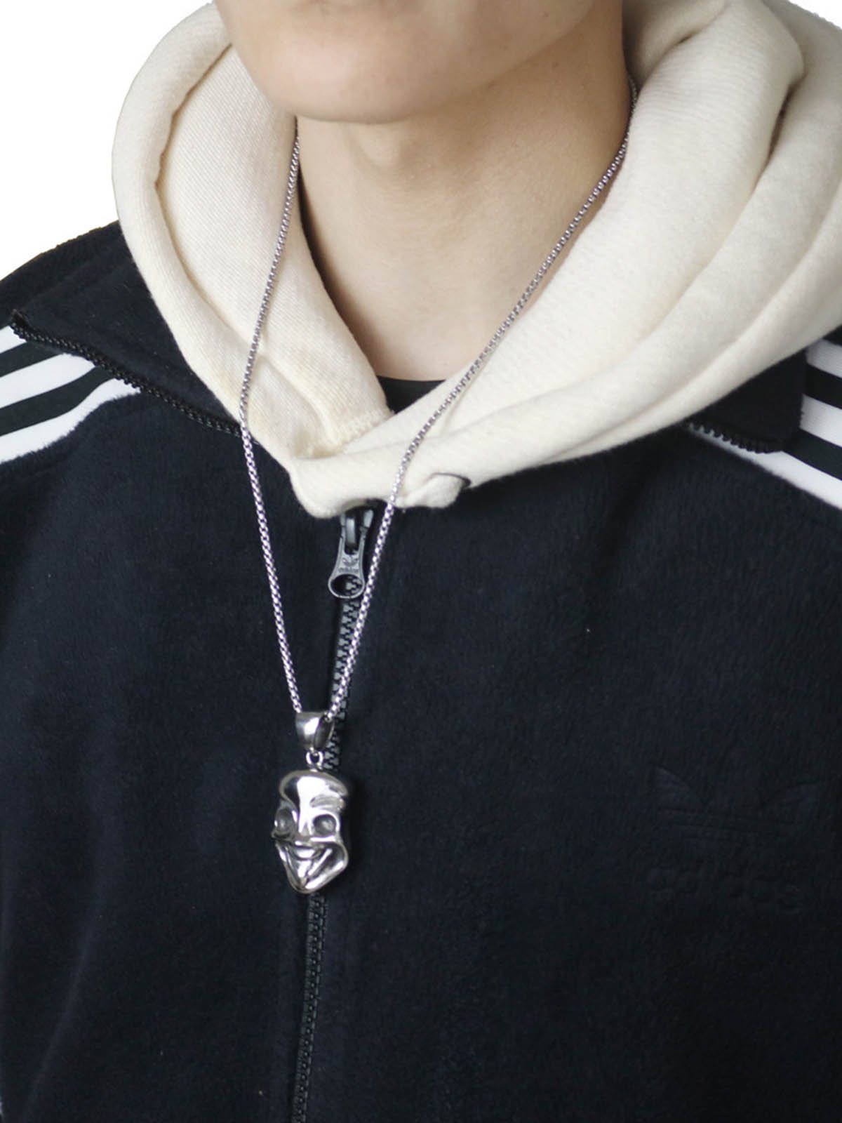 Men's Mask Smiley Pendant Necklace