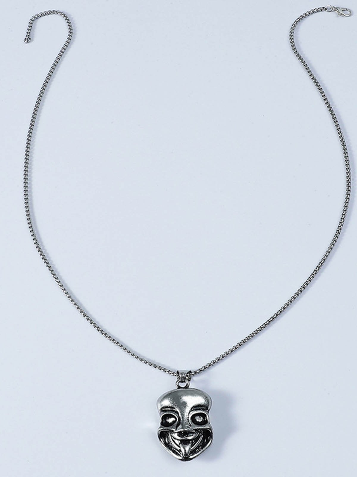 Men's Mask Smiley Pendant Necklace