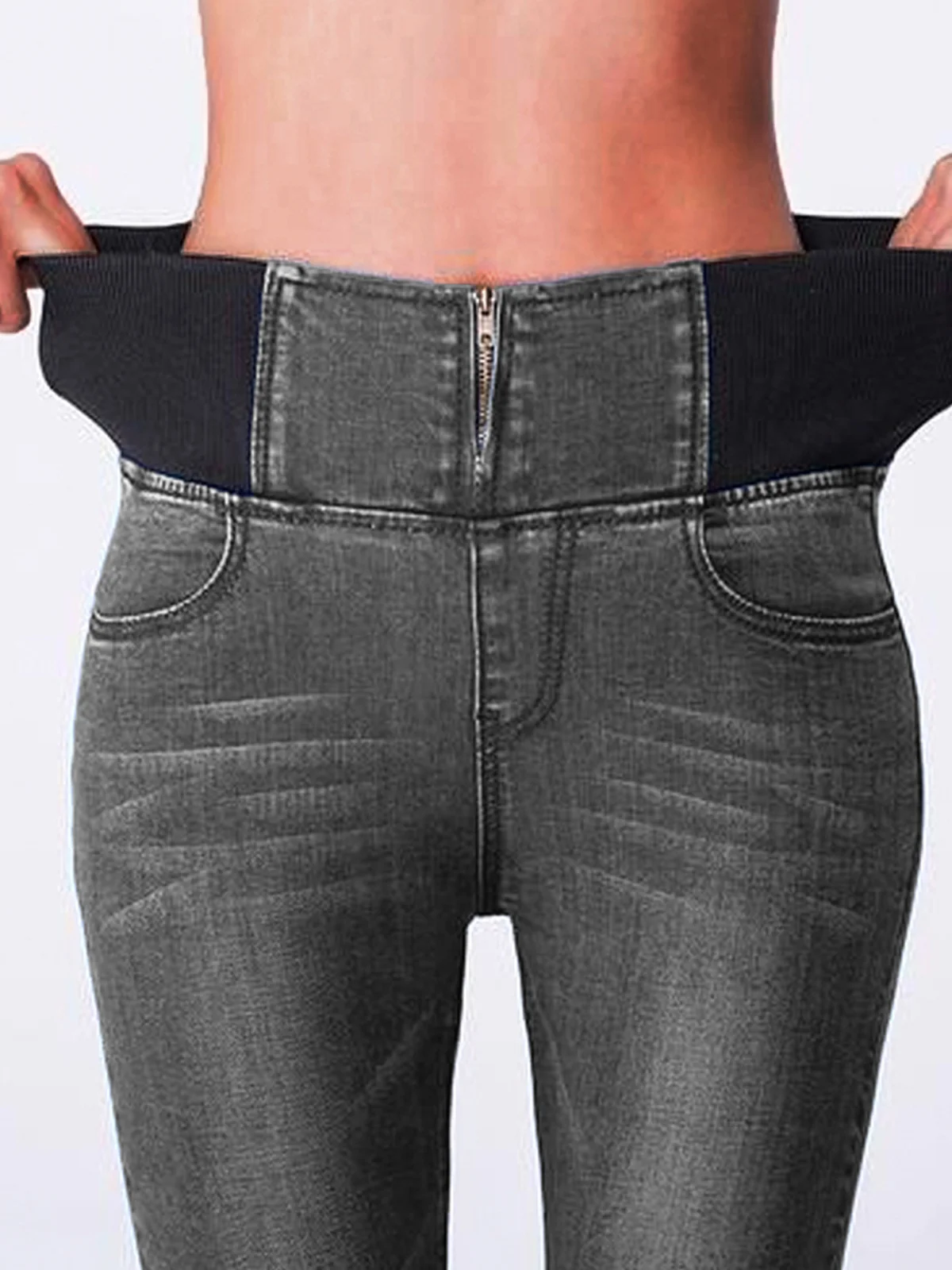 Casual High Waist Skinny Jean Jegging