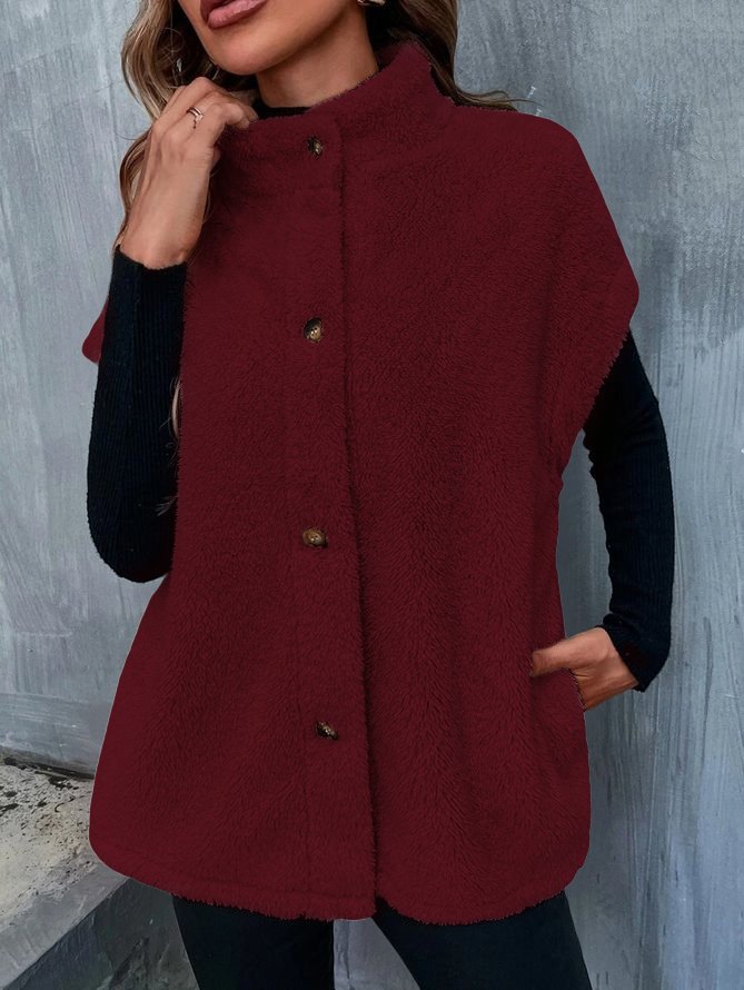 Lambswool Plain Teddy Jacket