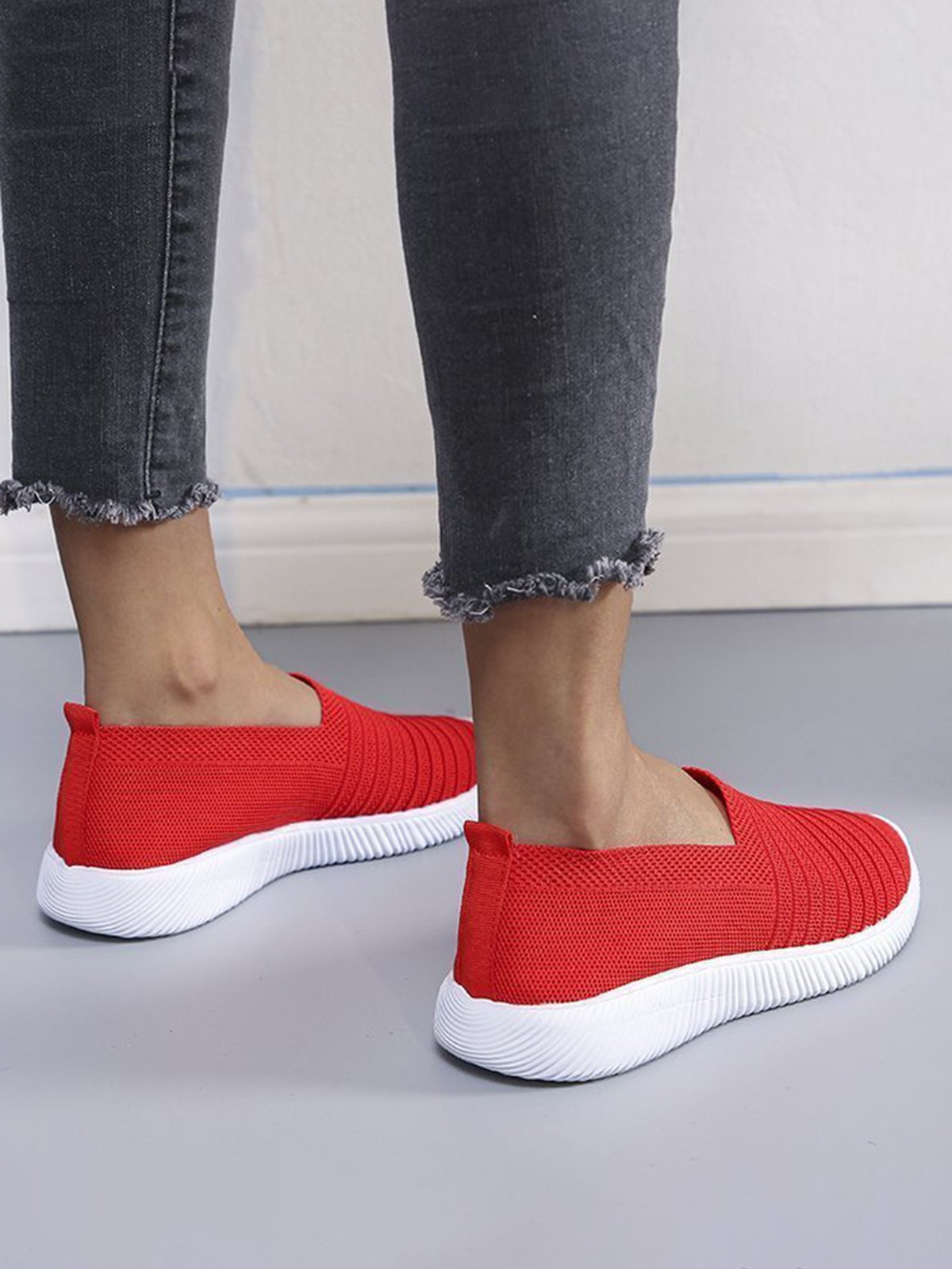 Breathable Slip On Sports Sneakers