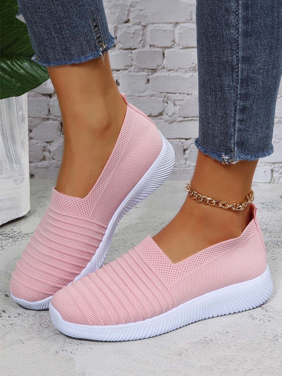 Breathable Slip On Sports Sneakers