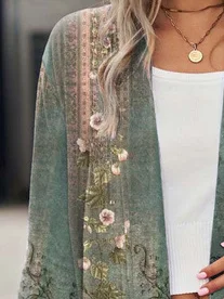 Women's Ethnic Regular Loose Kimono