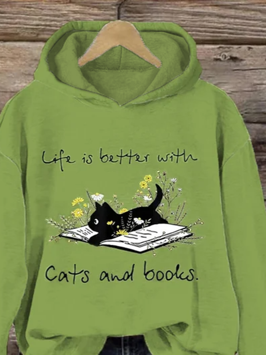 Casual Hoodie Cat Hoodie