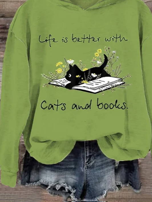 Casual Hoodie Cat Hoodie