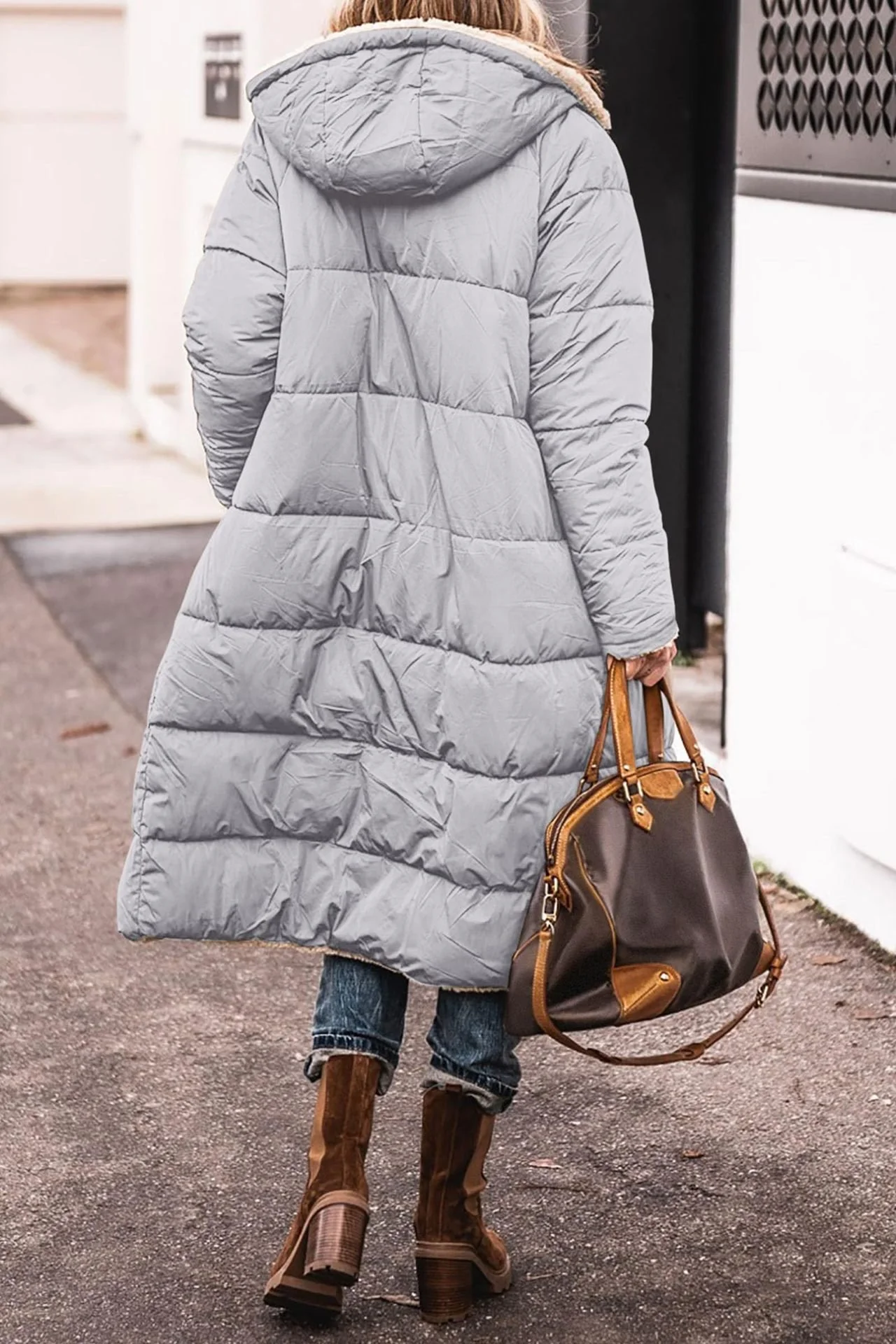 Women's Winter Hoodie Thicken H-Line Padded Jacket Coat