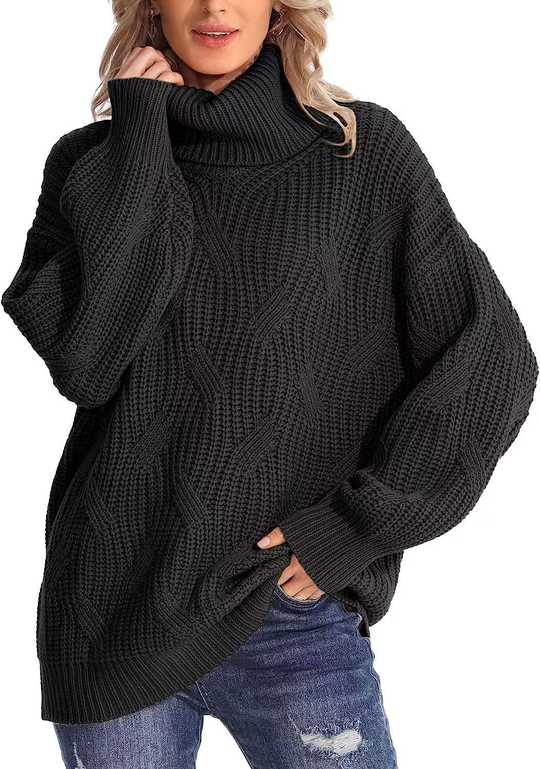 Women Wool/Knitting Striped Long Sleeve Comfy Casual Sweater