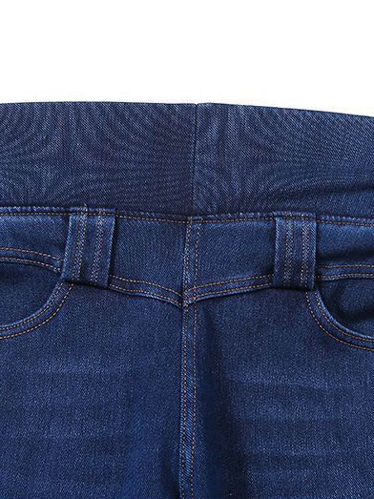 Tight Casual Denim Plain Jeans