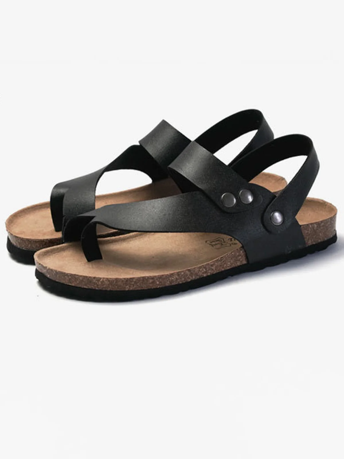 Casual Plain Slip On Flat Heel Slide Sandals