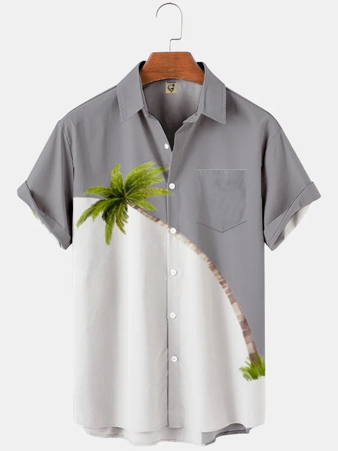 Short Sleeve Coconut Tree Shirts