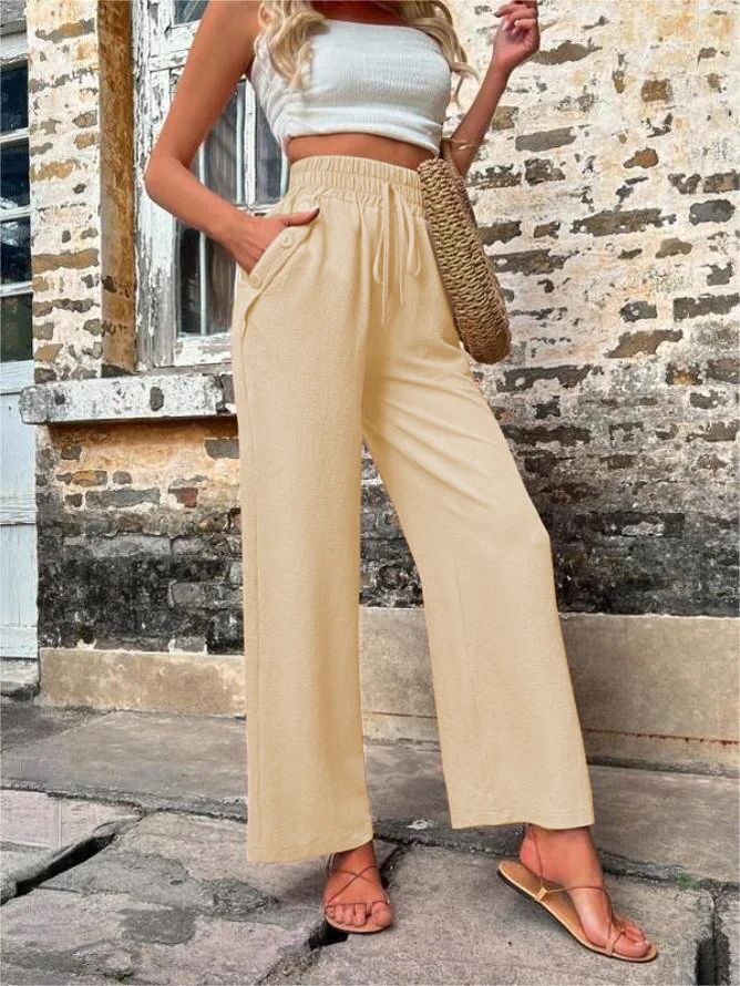 Casual Plain Long Pant