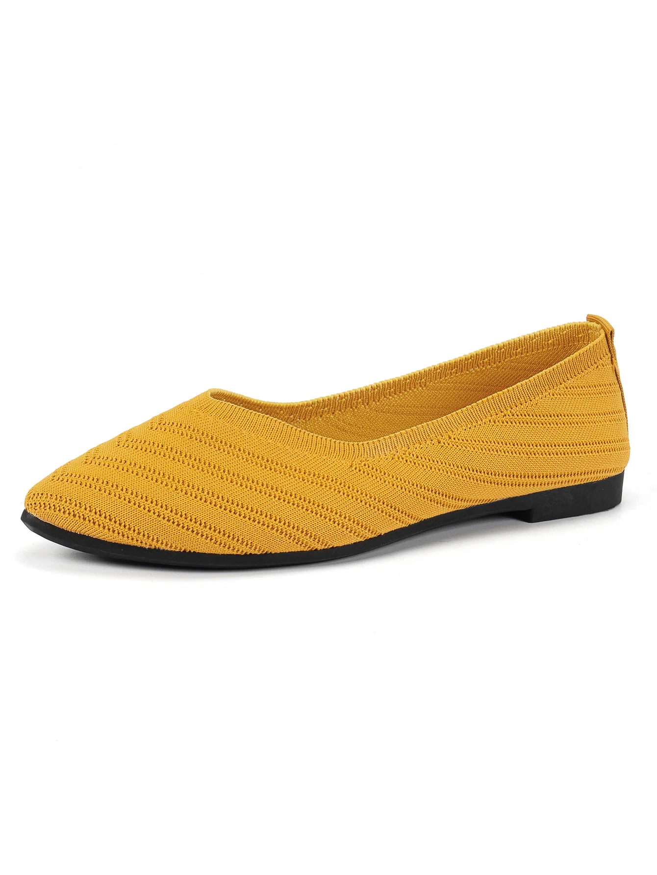 Casual Plain Slip On Flat Heel Shallow Shoes