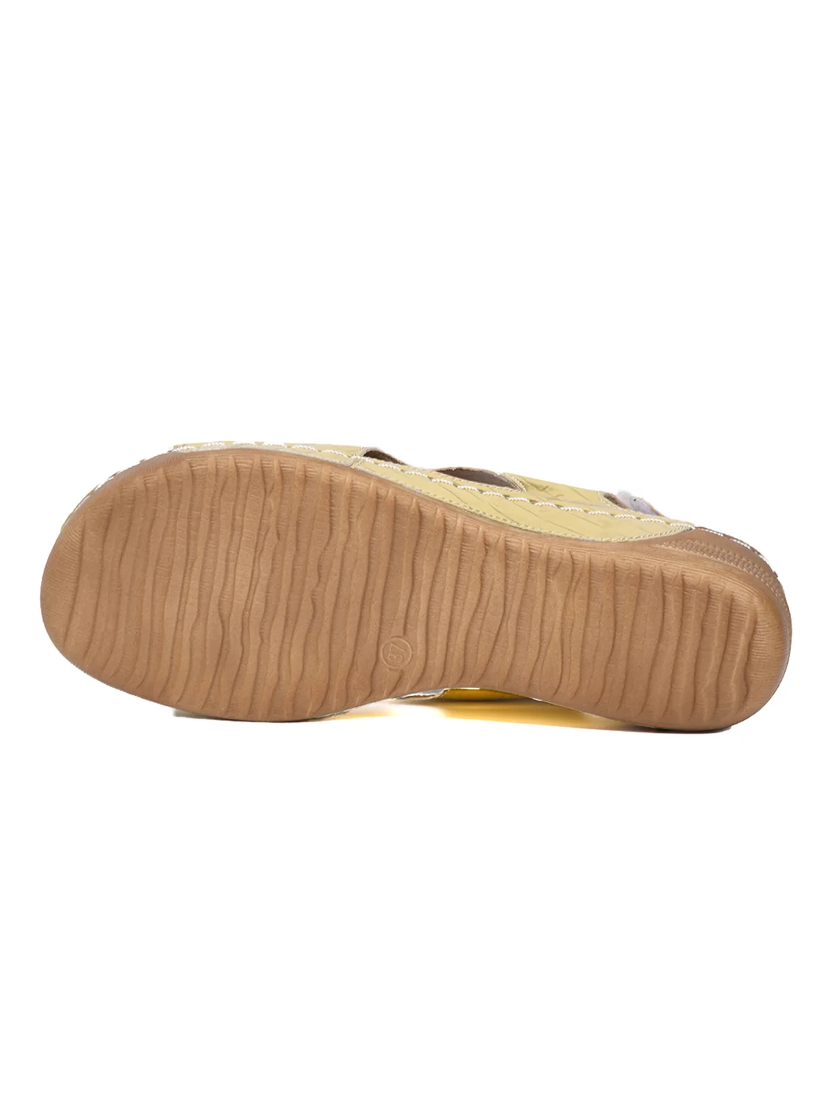 Casual Color Block Non-Slip Hook And Loop Block Heel Strappy Sandals