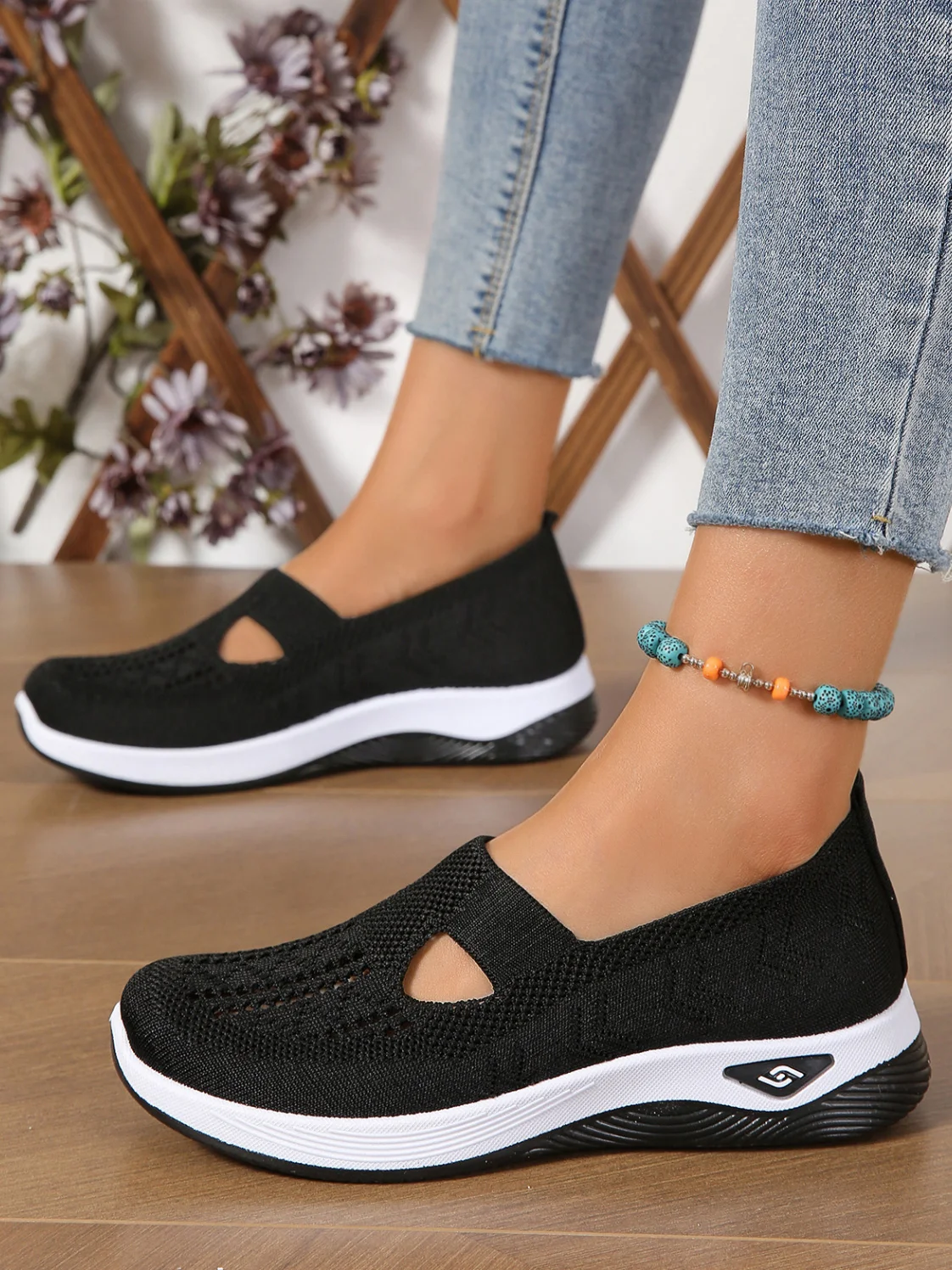 Casual Plain Slip On Flat Heel Shallow Shoes