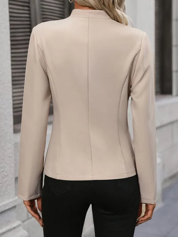 Women's Color Block Regular Loose Blazer