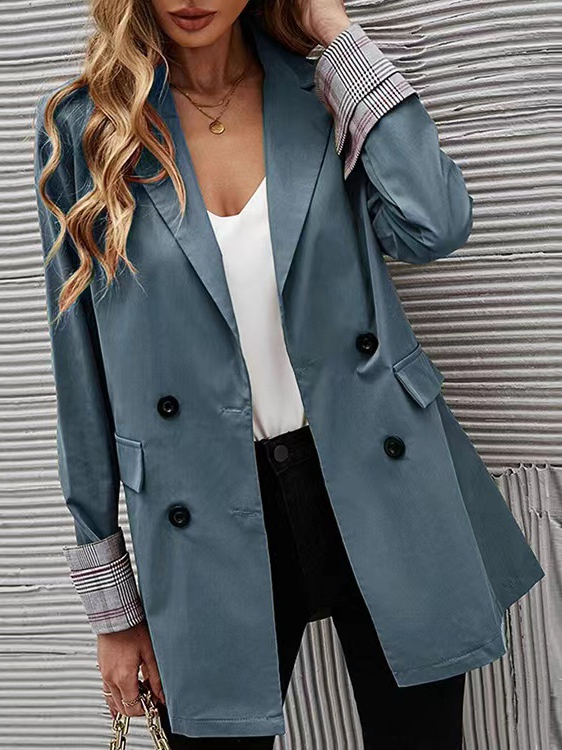 Women's Plain Regular Loose Blazer