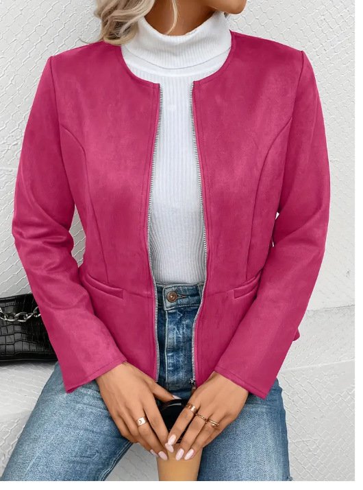 Women's Plain Regular Loose Jacket