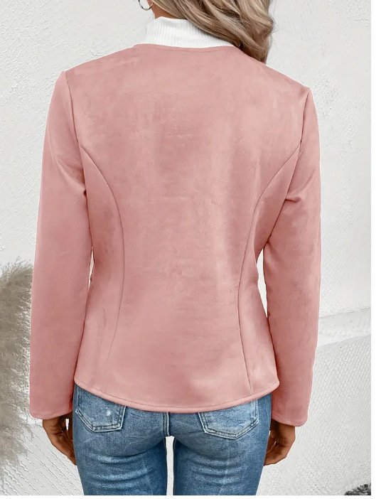 Women's Plain Regular Loose Jacket