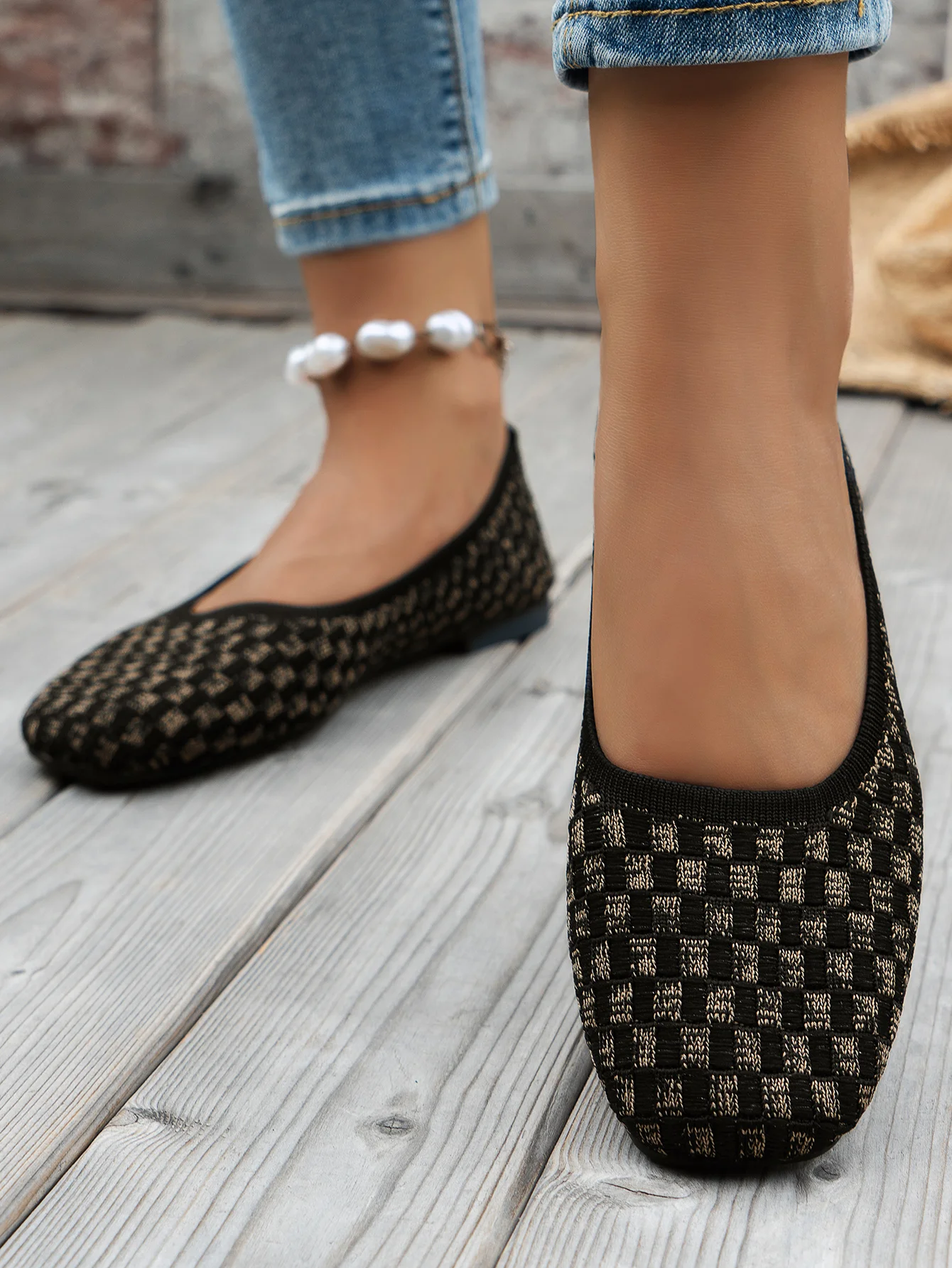 Casual Plain Slip On Flat Heel Shallow Shoes