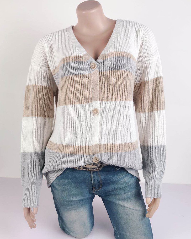 Women Wool/Knitting Plain Long Sleeve Comfy Casual Cardigan