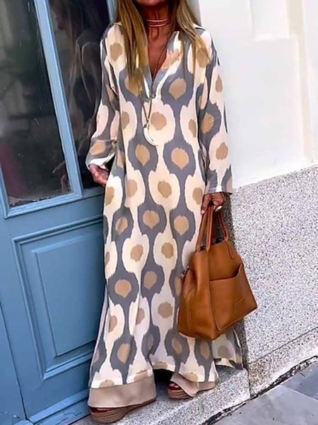 Women Striped Hoodie Long Sleeve Comfy Casual Maxi Dress