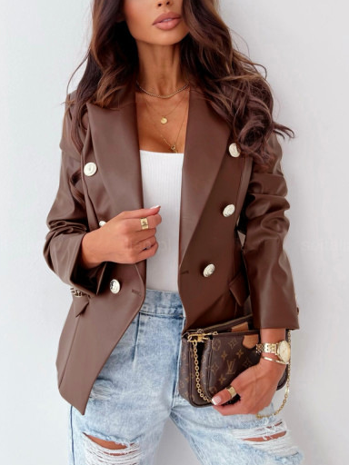 Women's Plain Regular Loose Blazer