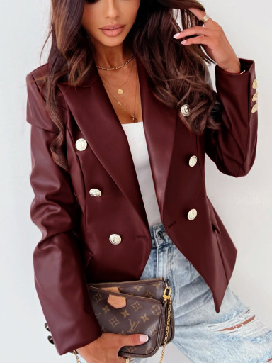 Women's Plain Regular Loose Blazer