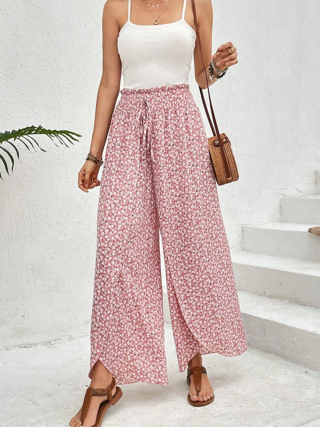 Casual Geometric Long Pant