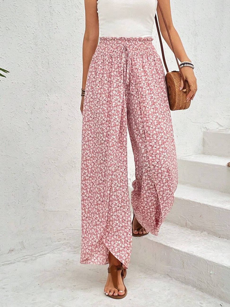 Casual Geometric Long Pant