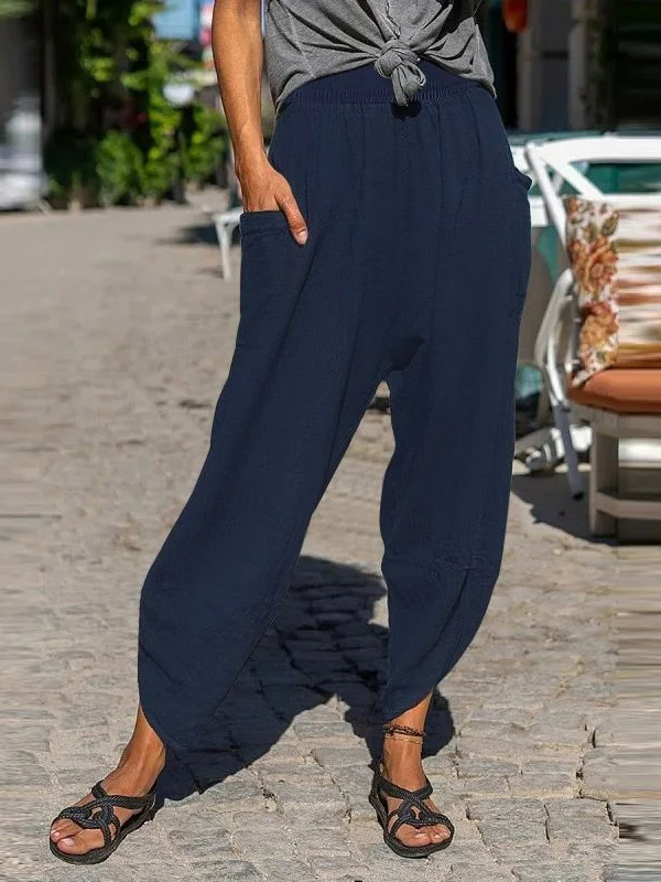 Casual Geometric Long Pant