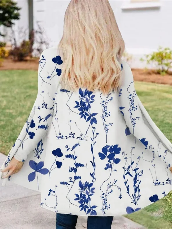 Women's Floral Regular Loose Kimono