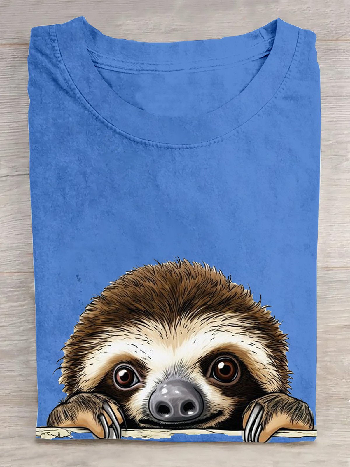 Casual Animal Crew Neck Short Sleeve T-shirt