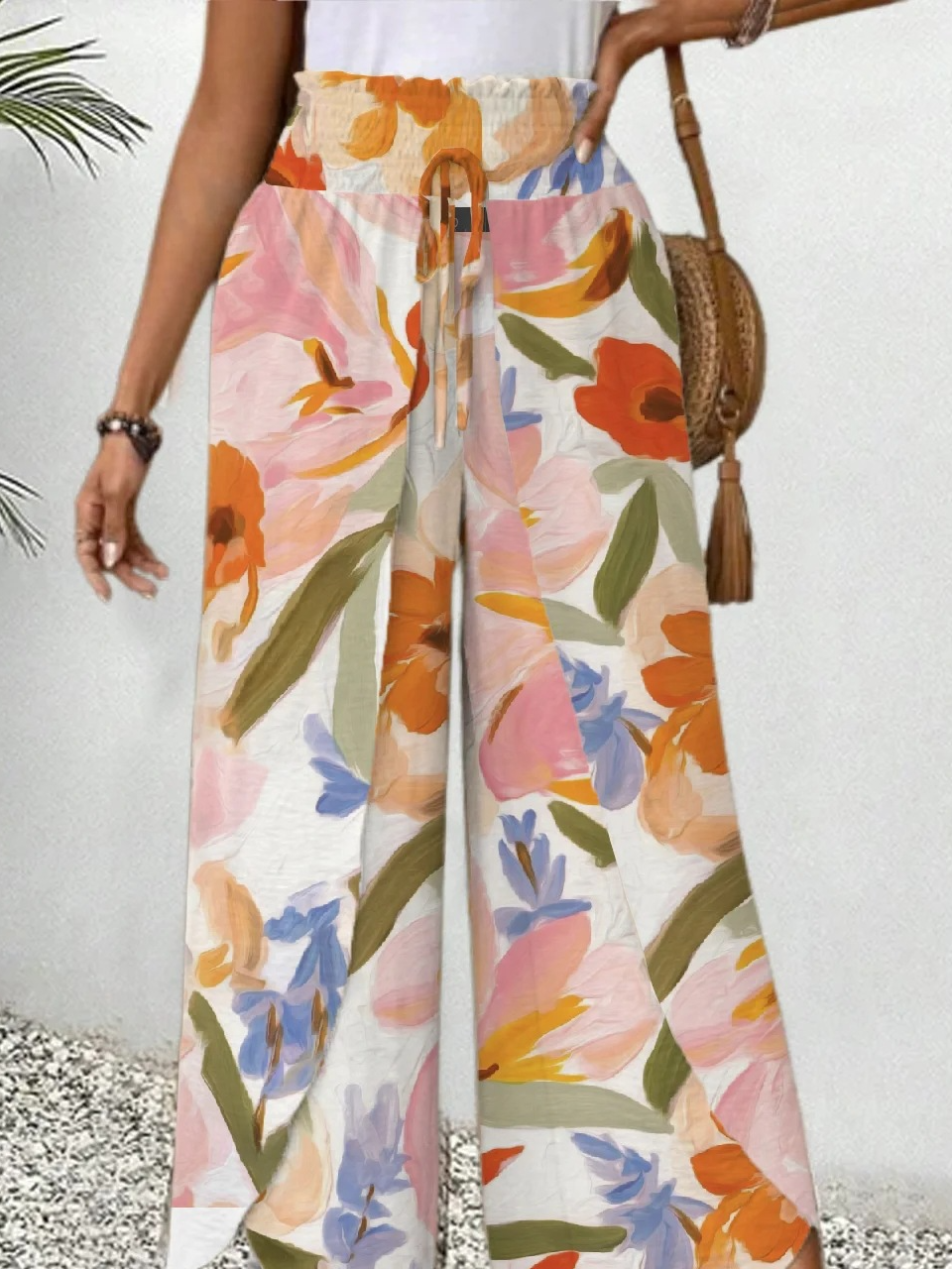 Casual Floral Long Pant