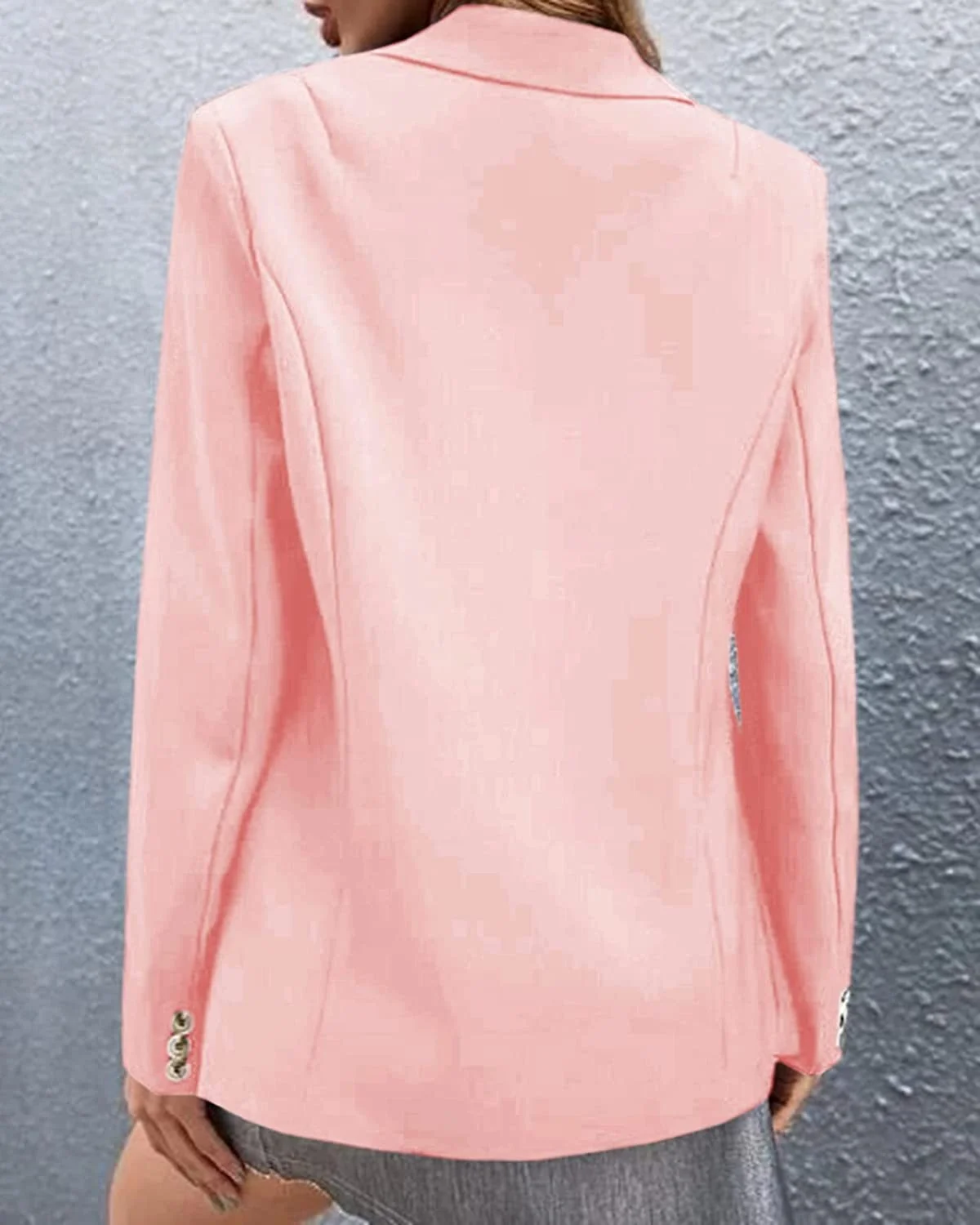 Women's Plain Regular Loose Blazer