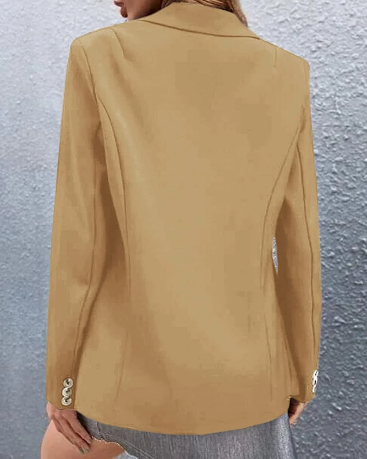 Women's Plain Regular Loose Blazer