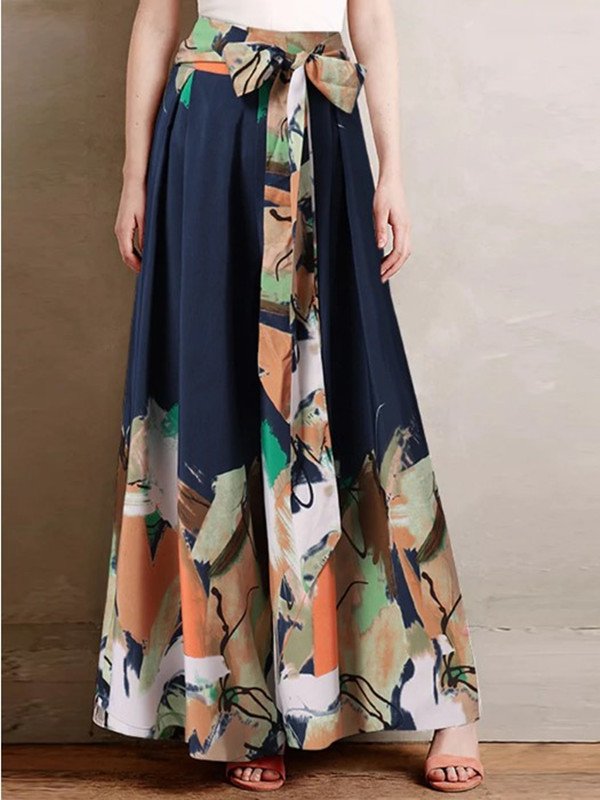 Casual Floral Long Pant