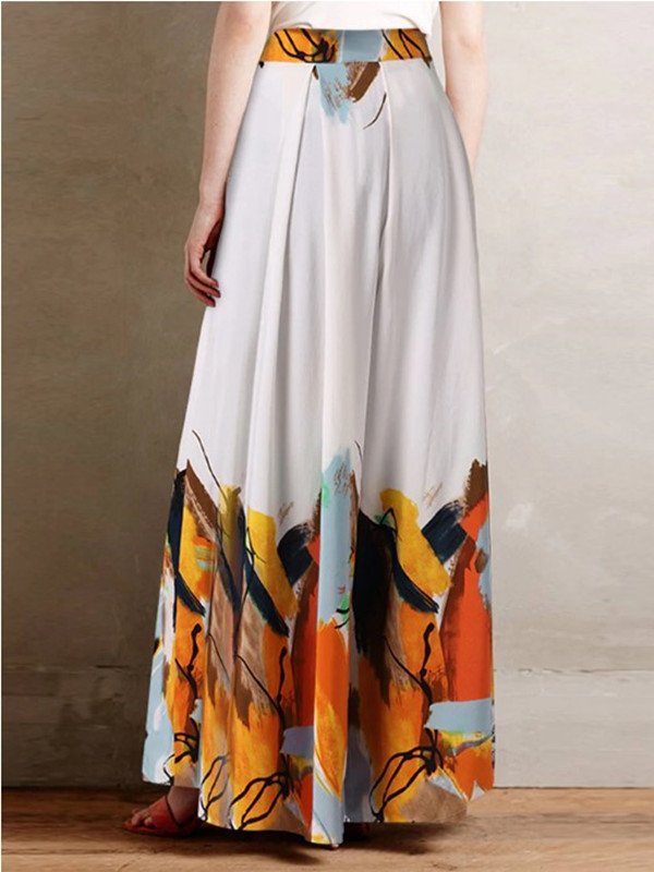 Casual Floral Long Pant